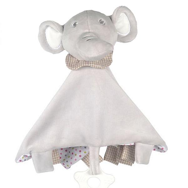 PELUCHE SENSORIALE ELEFANTE 15X19 SML B/C ANEK SP84082 ANEK